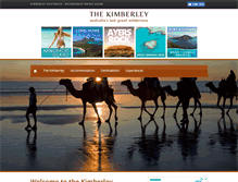 Tablet Screenshot of kimberley-australia.com